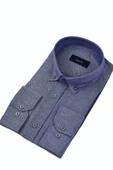 Erkek Klasik Tek Cepli Uzun Kol Gömlek BGL-ST04339 thumbnail 11
