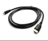 Projeksiyon, Foto Makinesi,SLR Kamera,Tablet Uyumlu Mini Hdmi to Hdmi Kablo - 2
