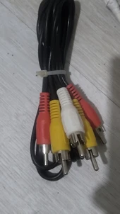 Rca kablo 3 lü kablo 125 cm av ses video - 1