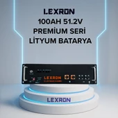 Lexron 100AH 100A 51.2V PREMİUM SERİSİ LİTYUM BATARYA LiFePO4 thumbnail 2