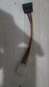15cm Sata Power Kablosu Sata HDD Güç Kablosu Sata Molex Çevirici - 1