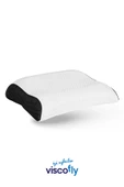 Viscofly Visco Boyun Destekli Çift Yönlü Yastık - 54 cm x 40 cm x 12 cm x 10 cm thumbnail 1