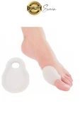 Ayak Baş Parmak Kemik Çıkıntı Koruyucu Bunyon İki Parmağa Geçen Silikon Makaralı Halluks Valgus - 2