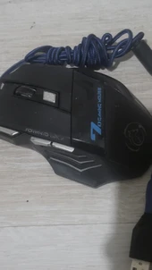 Piranha x7 oyuncu mouse ikinci el 7 tuşlu rgb ledli - 2