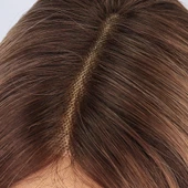 Kumral Balköpüğü Röfleli Katlı Kesim Tül Peruk thumbnail 6