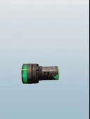 GWEST 24v-550v Voltmetreli YEŞİL Sinyal Lambası 220v Göstergeli 22mm - 4