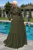 Jale Elbise Haki thumbnail 3