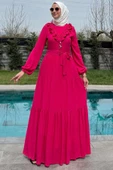 Jale Elbise Pembe - 1