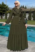Jale Elbise Haki thumbnail 7