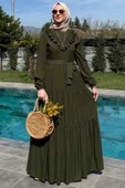 Jale Elbise Haki thumbnail 5
