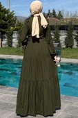 Jale Elbise Haki thumbnail 8