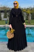 Jale Elbise Siyah thumbnail 1