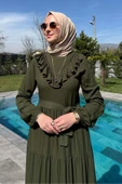 Jale Elbise Haki thumbnail 6