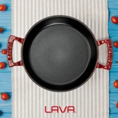 Lava Sahan Yuvarlak Kırmızı 16 Cm - 3