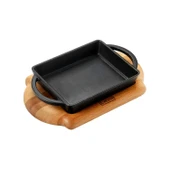 Lava Sahan Dikdörtgen Siyah Mat Ahşap Stand 12 X 15 Cm Eco - 2