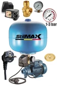 Stil Bakır Sargılı 0.50HP SUS304 Paslanmaz Tank + 2 Kat 2 Daire Paket Hidrofor Otomatik Pompa Seti - 1
