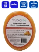 MANGO Özlü Doğal El Yapımı Sabunlu Vücut Duş Süngeri - Bialife - 2