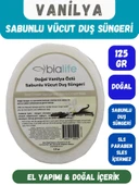 VANİLYA Özlü Doğal El Yapımı Sabunlu Vücut Duş Süngeri - Bialife - 1