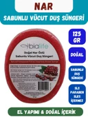 NAR Özlü Doğal El Yapımı Sabunlu Vücut Duş Süngeri - Bialife - 1