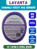 LAVANTA Özlü Doğal El Yapımı Sabunlu Vücut Duş Süngeri - Bialife - 1