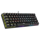 Rampage ALLY K11 Siyah Rainbow Q Gaming Oyuncu Klavye Bilek Destekli Red Switch - 2