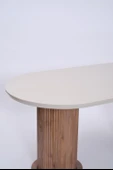 Bohem Traverten Boyalı HighGloss MDF Yemek Masası 90*170 - 5