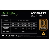 INCA 650W 80+ BRONZE EMPOUSA IPS-650XN Power Supply thumbnail 7