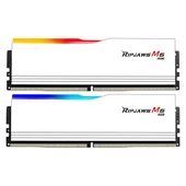 GSKILL 32GB (2X 16GB) DDR5 6000Mhz CL36 RGB DUAL KIT PC RAM RIPJAWS M5 F5-6000J3636F16GX2-RM5RW BEYAZ - 1