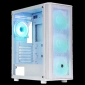 FRISBY 650W 80+ CM-106 GAMING MID-TOWER PC KASASI BEYAZ thumbnail 1