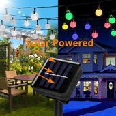 Solar Panelli 50 LED Gün Işığı Dekoratif Aydınlatma - 1