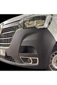 Renault Master  Krom Sis Farı Çerçevesi 2 Parça 2019 Üzeri Uyumlu Paslanmaz Çelik - 4