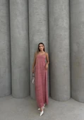Piliseli uzun elbise - 1