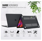 Macbook Pro 16.2 2021 Polikarbon Koruyucu Buzlu Kapak - 7