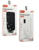 Bpb04 10000 mah powerbank LCD Ekranlı 3in1 Kablolu, 2.1A Hızlı Şarj, USB-A USB-C Girişli - 5