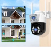 O-Kam 3012 Dual Lens 6MP Wifi Akıllı Kamera , Yapay Zeka, Gece Görüş, Karşılıklı Konuşma - 4