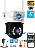 O-Kam 3011 Dual Lens Wifi Akıllı Kamera , Yapay Zeka, Gece Görüş, Karşılıklı Konuşma - 1
