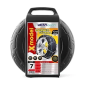 MefaTech X Model Oto Araba Anti Patinaj Takmatik Kar Zinciri 12mm No:7 - 1