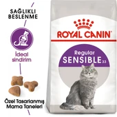 Royal Canin Sensible 33 Hassas Sindirim Sistemli Yetişkin Kedi Maması 2 Kg - 1