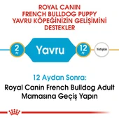 Royal Canin French Bulldog Puppy Yavru Köpek Maması 3 Kg thumbnail 5