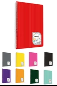 Çınar Colormaxi 72 Yaprak Çizgili A4 Defter Pp Kapak Spiralli - 3 adet - 1