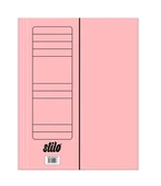 Stilo Pembe Yarım Kapak Dosya - 10 adet - 1