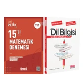 Ünlü Yayıncılık TYT Temel Matematik Best Peak 15 li Denemesi ve AKM Dil Bilgisi Soru Bankası Seti - 1