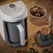 Homend Pottoman 1830H Bulut Kremi Türk Kahve Makinesi - 1