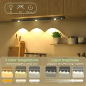 30cm Harekete Duyarlı Led Sensörlü Usb Şarjlı,Mutfak Cabinet Tezgah Üstü Usb Şarjlı Led - 1