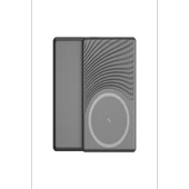 FP14 5000 mAh 20WATT Usb-C LED Işıklı Wireless Slim Taşınabilir Kablosuz Powerbank thumbnail 2