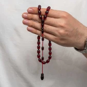 Sıkma Kehribar Tesbih - 1