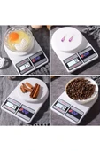 Dijital Hassas Mutfak Terazisi 10 Kg Lcd Ekranlı Yemek Tartısı 1 gr Hassas Dara Ölçüm Terazi Pilli - 3