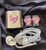  iPhone 18W/20W Uyumlu Şarj Kılıfı, Şarj Kablosu Örme Aparatı, Kablo Koruyucu Aparatı,P.Kalp - 3