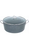 FMS Granit Endüstriyel Derin Tencere 34CM Gri - G1009GRI - 1