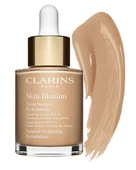 Clarins Skin Illusion SPF 15 - Nemlendirici Doğal Fondöten 110 Honey 30 ml - 1